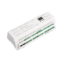 Bande LED RGB RGBW 24 Canaux, Décodeur DMX512, Entrée 12V/24V, Sortie 5A, Bande LED RGB RGBW