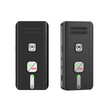 Lot de 2 Interphones Sans Fil pour la Maison, Système D'Interphone Sans Fil, Interphone Vocal Bidirectionnel pour Personnes Âgées et Enfants