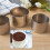 2Runde Kuchenform Backring Mousse Silber Küchenhilfe 4