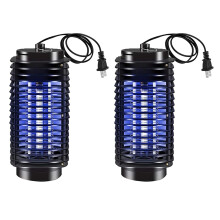 2X Zapper de Insetos Elétrico, Zapper de Insetos Interno e Externo, Zapper de Mosca com Lâmpadas Azuis de Mosquito para Jardim, Pátio, Tomada