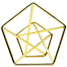 12 Pcs Geometric Air Plant Holder Airplants Rack Metal Plants Stand Planter Shelves Himmeli Decor Tillandsia Containers