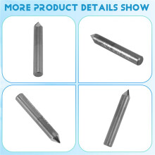PCD Diamond Engraving Bits Engraver CNC Carving Tools Stone Carbide Milling Cutter  Granite Marble D6XL40X70degreeX0.4