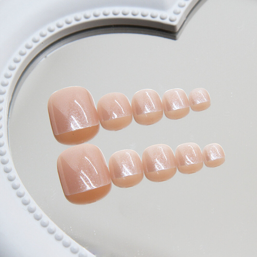 Phui-Pet-Supplies Glitter Square Fake Nails For Manicure Lovers