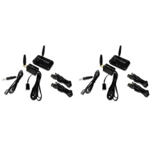 2X Repetidor de IR Inalámbrico, Kit de Repetidor de IR Inalámbrico/Kit Extensor de Control Remoto WL-T2 para Controlar Dispositivos Domésticos