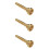 3Pièces Embouchure Remplacement Trompette Cuivre 7C Performance 7