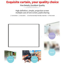2X Portable Projector Screen for Home Theater Outdoor HD White Foldable Anti-Crease (72Inch)