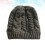 Knit Hat Female Beanie Dark Grey Wool 1set 4