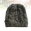 Knit Hat Female Beanie Dark Grey Wool 1set 5