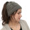 Knit Hat Female Beanie Dark Grey Wool 1set 9