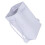 PU Leather Drawstring Camera Pouch Bag Waterproof White 19.5cm 2