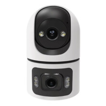 Tuya WiFi Indoor  Camera 4MP Dual Screen Lens 2.4G/5G Infrared Night Vision Motion Detection Auto Track