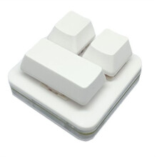 3-Key Double Row Keyboard Recording Mute Dustproof Mechanical Keyboard Copy Paste Custom Shortcut Key