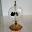 4 Blades Rotating Glass Windmill Solar Powered Crookes Radiometer Light Mill/Educational Teaching Study Tool B 2