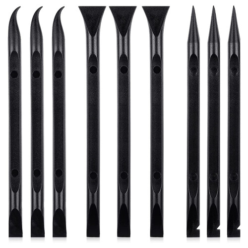 9 Pcs Plastic Scraper Tool Scratch Free Plastic Scraper Cleaning Pen Shaped Scraper Tool Multipurpose Label Scraper 1