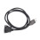 2X Car Dash board Flush Mount USB Male to Female Socket Extension Panel Cable 1M 5