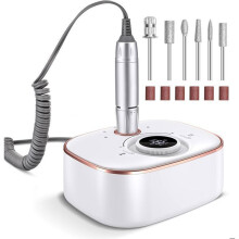 Professioneller Nagelbohrer 35000 U/min: 13-in-1 elektrischer Nagelbohrer mit 4000-mAh-Akku