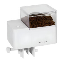Distributeur Automatique Nourriture pour Poissons/Distributeur Intelligent, Prise en Charge Maximale Nourriture pour Poissons 12 mm, Convient Aux