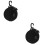 2Pièces Pochette Nylon Noir Étanche Pour Stockage 5