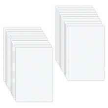 20 Feuilles de Maille en Plastique PVC Blanc Imperméable et Imprimable pour Masque, Accessoires de Cosplay, Fursuits, Fournitures de Sculpture