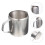 3Pièces Pichet À Lait Inox Léger Usage Maison Et Café Argent 11