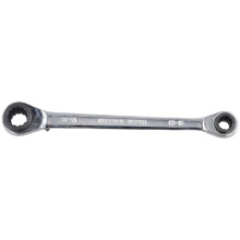 Ratchet Wrench Double End Ratchet Wrench Four-Purpose Ratchet Wrench Auto Repair Multi-Purpose Wrench 8x10-12x14mm
