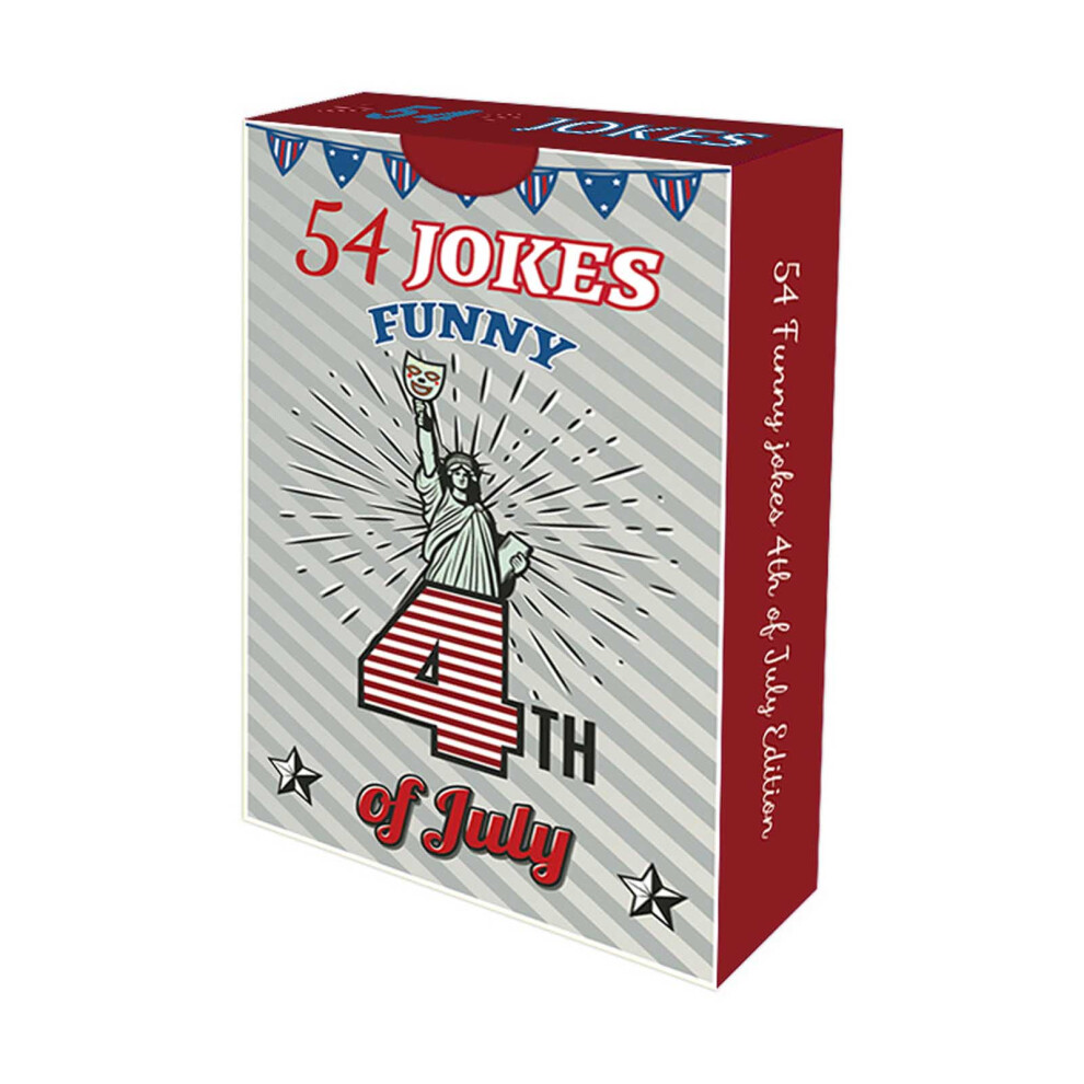 Photos - Board Game  54 Funny 4th Of Jokes Cards, Patriotic Party Game For Family & Friends(White)