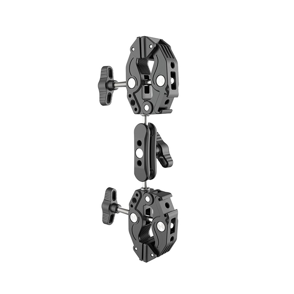 Super Clamp Articulating Magic Arm Clip 360 Dual- Super Clamp For Umbrella Monitor Led Action Camera Clip Light 6033360447677