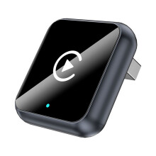 2in1 Wireless Carplay Adapter Carplay/Android Auto  AI Box USB Dongle Wired Carplay to Wireless Plug and  A