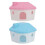 2Pcs Hamster House Plastic Hideout Toy Multi-Color Small Pet Hut 3
