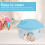 2Pcs Hamster House Plastic Hideout Toy Multi-Color Small Pet Hut 9