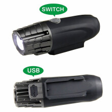 2X Lampe de Velo Avant et Lampe Arriere Rechargeable de USB pour Le Velo Lampe de Poche Avant et Arriere