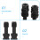 5Stk Auto Ventiladapter Aus Aluminium Mit Luftdichter Tr43e Abdichtung 6