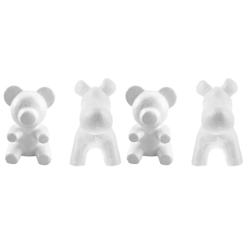 2 Count Puppy Model Embryo Child Bear Shape Decorative Models Diy 2