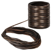 459Ft Wicker Repair Kit, Rattan Patio Chair Sofas Furniture Repair Supplies,Gradiant Coffe Brown Exlong Weaving Webbing