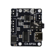 CX-SF5A Seriële Poortbesturingsmodule voor Spraakweergave MP3-Muziekspeler 5W MP3-Weergavemodule voor Seriële Besturing A
