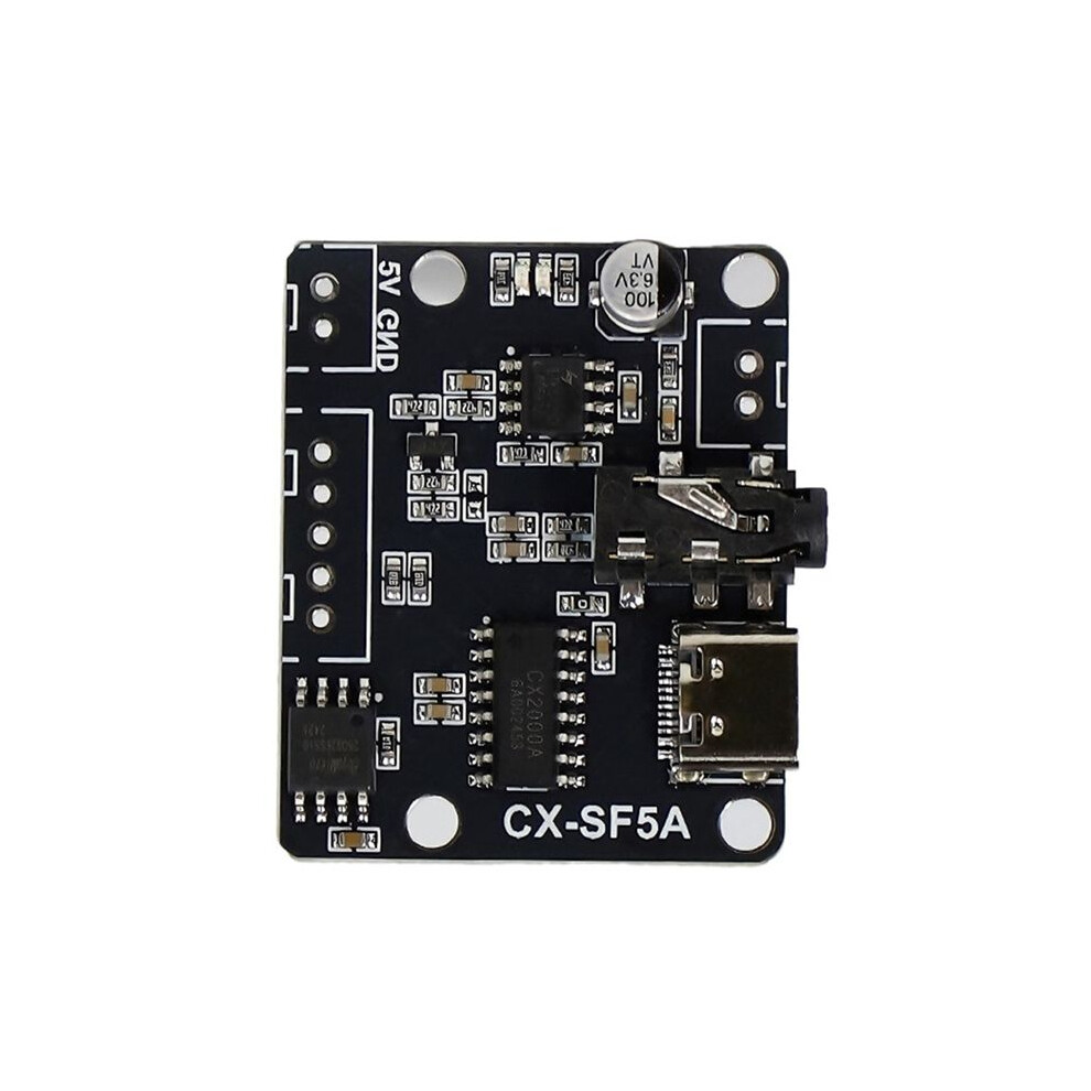 Cx-Sf5a Serial Port Control Voice Playback Module Board Mp3 Music Player 5W Mp3 Playback Serial Control Voice Module A 6032746080705