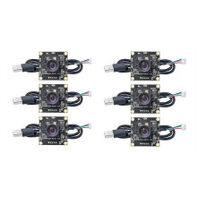 6st OV9732 100 Grader 1280x720 30fps Kameramodul för Autodarts Io med 2M Kabel, PCB STORLEK:32x32mm, Kameramodul