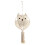 1Pc Hand-Woven Beige Owl Pattern Cotton Wall Hanging Tassel Decor 1