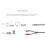 2X VEGGIEG Câble RCA Câble Audio 2RCA Vers 3,5 Câble AUX 3,5 mm Jack Rca (2M) 6