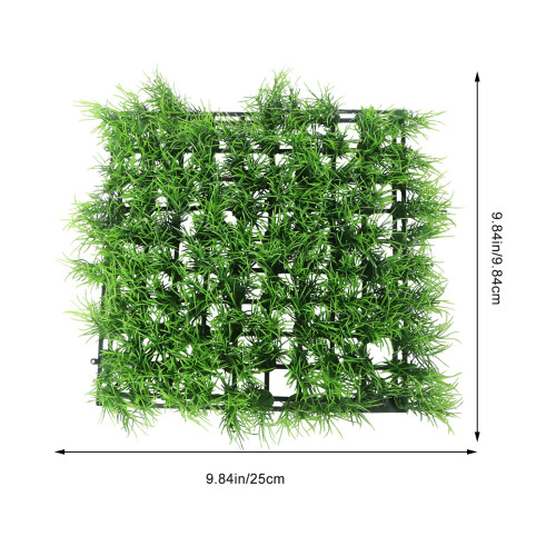 2pcs Plastic Aquatic Grass Aquarium Decor Green 1