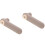 2Pcs Grey Silicone Handle Sleeve Door Protector Cushions Impact Noise 4