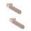 2Pcs Grey Silicone Handle Sleeve Door Protector Cushions Impact Noise 7