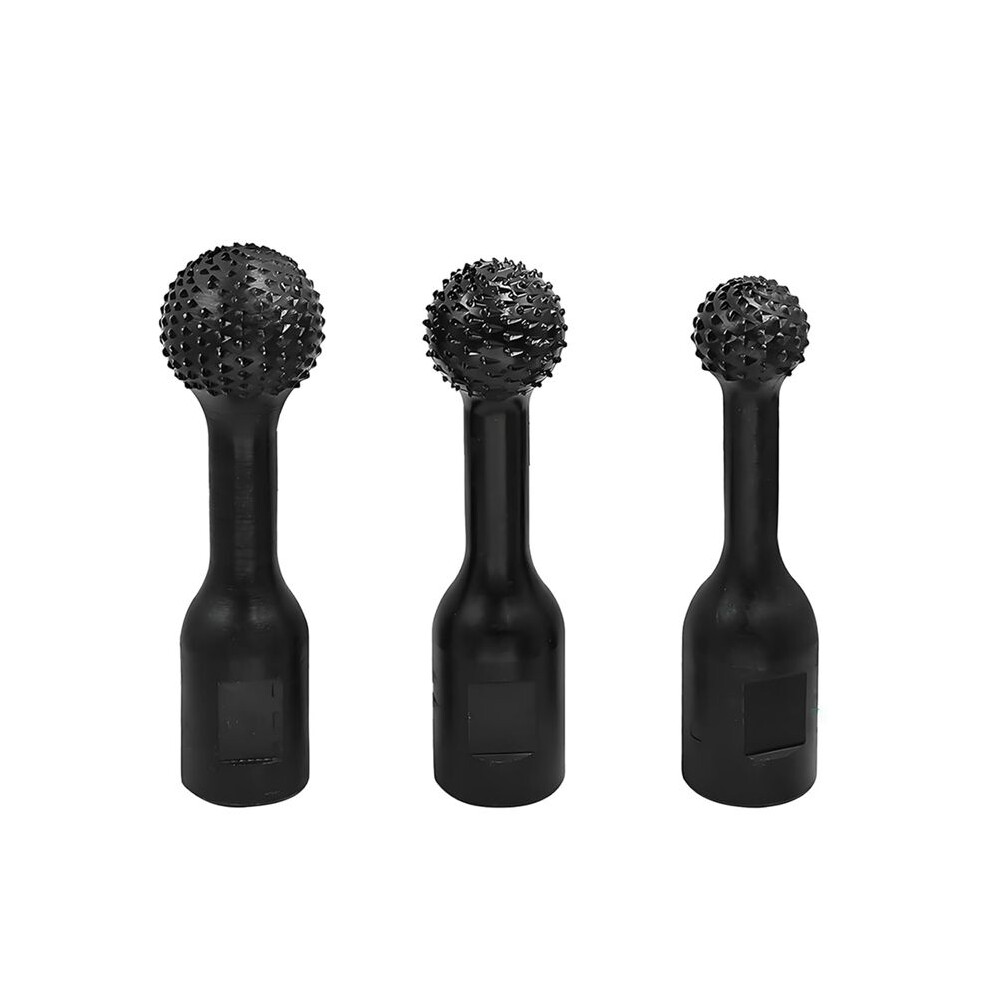 3 Pcs Angle Grinder Grinding For 1/2 Gouge Angle Grinder Attachments Spherical Grinding For Carving Engraving 4713096800565