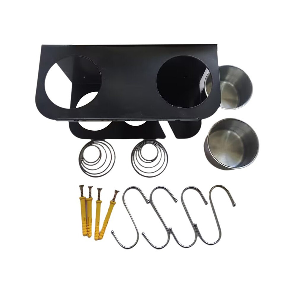 Wall Mount Grease-Gun Storage Rack/Organizer,Hand Grease-Gun Holder Rack For Workshop,Shop,Garage,With 2Pc Drip Cups 4712151014534