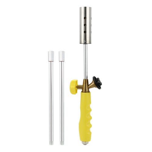 (Yellow) Self-Igniting Weed Torch for Outdoor Use