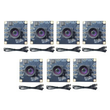 7PCS 100 Degree Camera Module 1MP OV9732 1280x720 USB Free Driver Manual Focus with 2 Meter Cable for WinXP/7/8/10