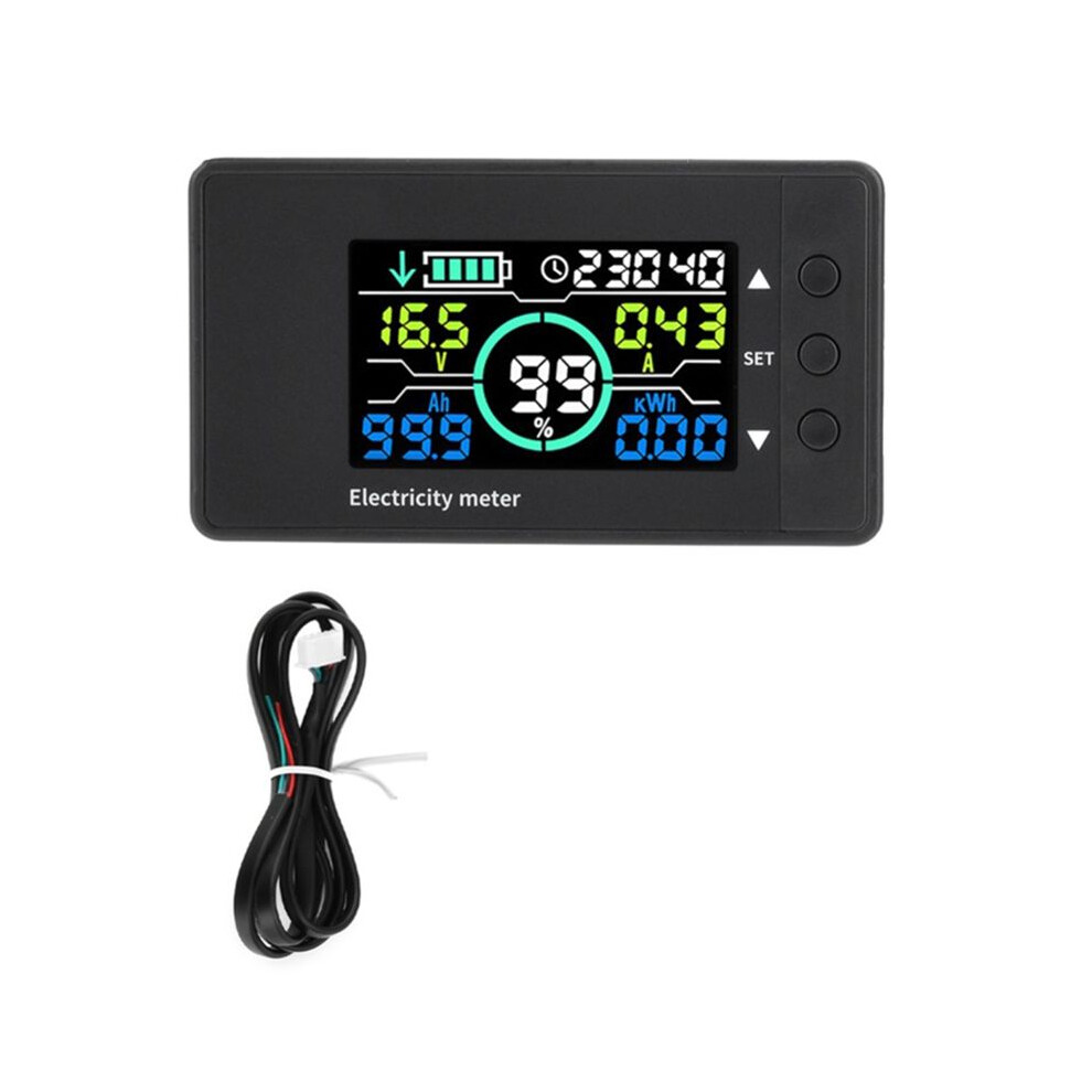 500A High-Precision Coulomb Meter Voltage, Current And Power Tester, Electric Vehicle Battery Power Test Indicator 6033970339157