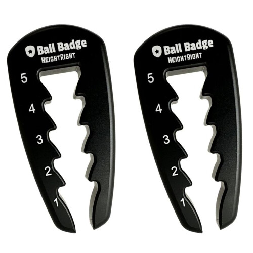 2PCS Adjustable  Tee Height Tool Precision Tee Height Setter for Consistent Swings, Easy-to-Use  Training Aid 1
