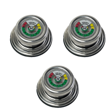 A lid knob with a thermometer, glass lid handle, suitable for frying pans and saucepans.