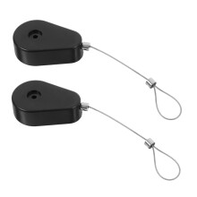 2 Pack Retractable Anti Theft Cable Lock Heavy Duty Telescopic Security Wire Box for Electronics